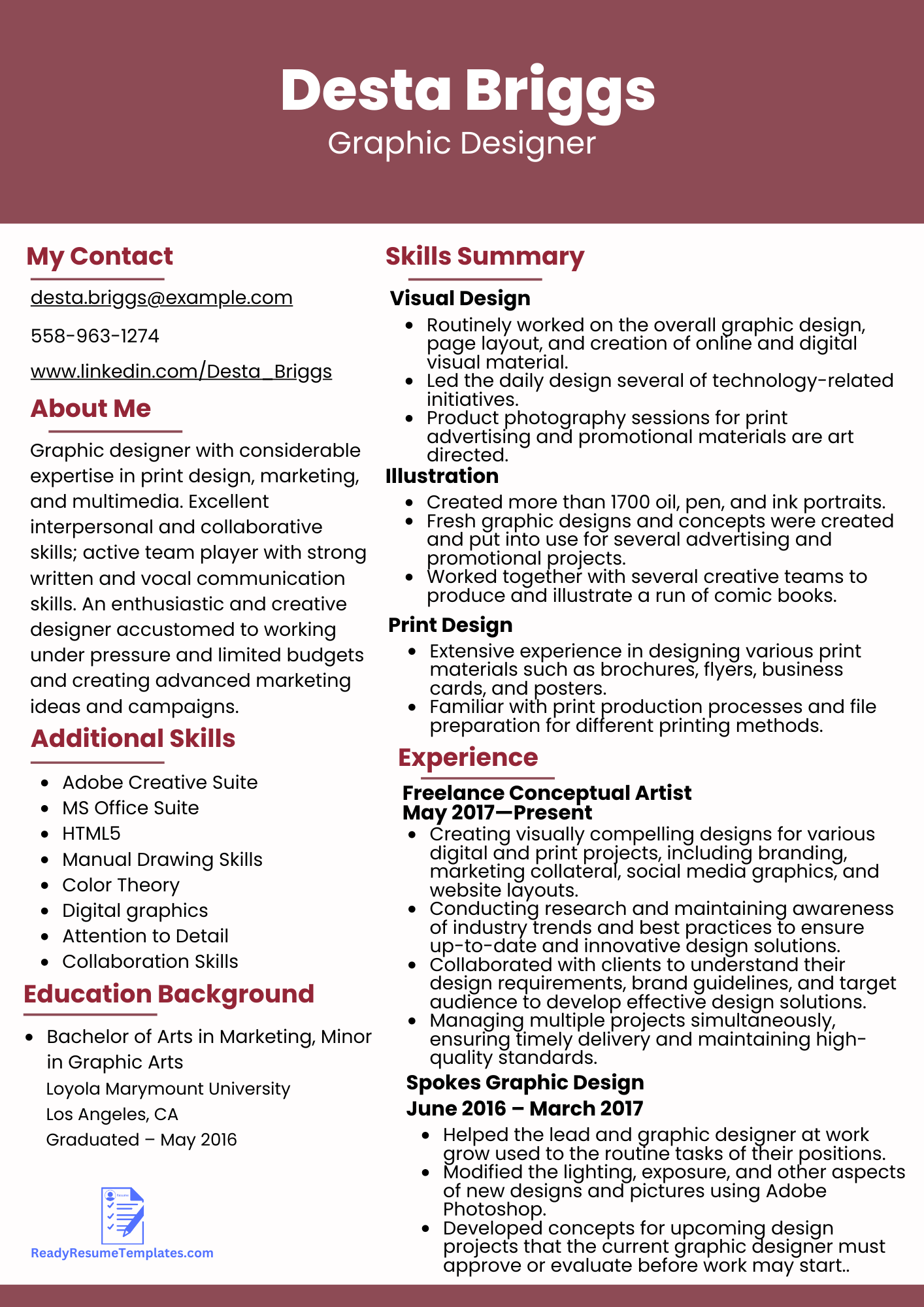 ATS-Friendly Skill-Based Resume Templates For 2023 - Ready Resume Templates